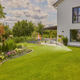 GARDENA Pipeline vandingssystem AquaPrecise, underjordisk, Sprinkleranlæg grå/Turkis