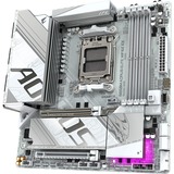 GIGABYTE B850M AORUS ELITE WIFI6E ICE, Bundkort Sølv/Hvid