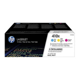 HP Originale 410X LaserJet-tonerpatroner, cyan/magenta/gul, pakke med 3 stk. cyan/magenta/gul, pakke med 3 stk., 5000 Sider, Blå, Magenta, Gul, 3 stk