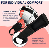 HUDORA Skinnebeskyttere med ankelbeskyttelse, Protektor Rød