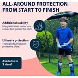 HUDORA Skinnebeskyttere med ankelbeskyttelse, Protektor Rød