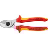 KNIPEX 95 16 165 tang Sideskærende tænger, Skære tang Sideskærende tænger, 1,5 cm, Krom, Plast, Rød/Gul, 16,5 cm