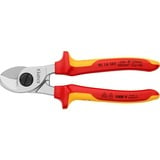 KNIPEX 95 16 165 tang Sideskærende tænger, Skære tang Sideskærende tænger, 1,5 cm, Krom, Plast, Rød/Gul, 16,5 cm