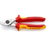 KNIPEX 95 16 165 tang Sideskærende tænger, Skære tang Sideskærende tænger, 1,5 cm, Krom, Plast, Rød/Gul, 16,5 cm