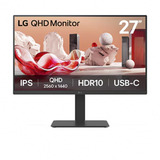 LG 27BA65QB-B, LED-skærm Sort