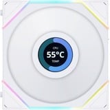 Lian Li 12RTLLCD1W, Sag fan Hvid