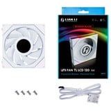 Lian Li 12RTLLCD1W, Sag fan Hvid