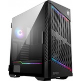 MSI MPG Velox 100P AIRFLOW Midi Tower Sort, Towerkabinet Sort, Midi Tower, PC, Sort, ATX, Spil, 3x 120 mm