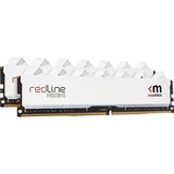 Mushkin Redline hukommelsesmodul 16 GB 2 x 8 GB DDR4 3600 Mhz Hvid, 16 GB, 2 x 8 GB, DDR4, 3600 Mhz, 288-pin DIMM