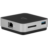 OWC OWCTCDK6P2SG interface hub USB 3.2 Gen 1 (3.1 Gen 1) Type-A 600 Mbit/s Grå, Docking station grå/Sort, USB 3.2 Gen 1 (3.1 Gen 1) Type-A, USB Type-C, MicroSD (TransFlash), 600 Mbit/s, Grå, Aluminium, Plast