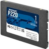 Patriot P220 1 TB, Solid state-drev Sort