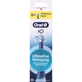 Procter & Gamble Oral-B iO Ultimative Reinigung 6er, Børstehoved Sort, 6 stk, Sort, 3 måned(er), Oral-B, iO, Hængende boks