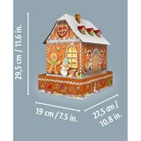 Ravensburger Christmas Gingerbread House Night Edition 3D puslespil 216 stk Bygninger 216 stk, Bygninger, 8 År