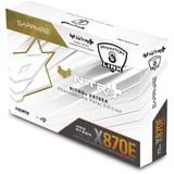 SAPPHIRE NITRO+ X870EA WIFI7 Phantom Link Polar, Bundkort Hvid/Sort