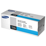 Samsung CLT-C506L High Yield Original-tonerpatron, cyan Samsung CLT-C506L High Yield Original-tonerpatron, cyan, Blå, 1 stk, Detail