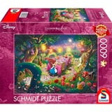 Schmidt Spiele Disney Dreams Collection - Alice i Eventyrland, Den Gale Hattemagers Teselskab, Puslespil 