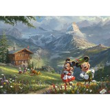 Schmidt Spiele Thomas Kinkade Studios: Disney - Mickey & Minnie i Alperne, Puslespil 