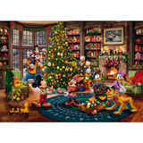 Schmidt Spiele Thomas Kinkade Studios: Disney - Mickey & Minnie pynter træet, Puslespil 