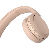 Sony WH-CH520 Headset Trådløs Opkald/musik USB Type-C Bluetooth Opladningsstativ Cremefarvet, Hovedtelefoner Beige, Trådløs, Opkald/musik, 20 - 20000 Hz, 147 g, Headset, Cremefarvet