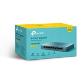 TP-Link LS108G Ikke administreret Gigabit Ethernet (10/100/1000) Blå, Switch Blå, Ikke administreret, Gigabit Ethernet (10/100/1000)