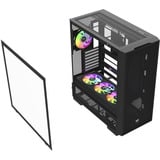 Thermaltake S380 TG ARGB Black, Towerkabinet Sort