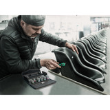 Wera 8100 SA 13 Zyklop Comfort skraldesæt, 1/4", Værktøjssæt Sort/Grøn