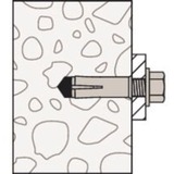 fischer EA II M6 R, Dyvel rustfrit stål