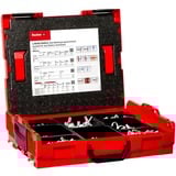 fischer L-BOXX 102 Elektro, Dyvel Lys grå/Rød