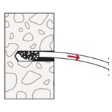 fischer Slaganker EA II M6 R, Dyvel rustfrit stål