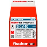 fischer Træskrue PowerFull II 6,0x140 ZK TX VG 