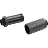 Alphacool ES D-Plug 41-69mm G1/4 AG auf G1/4 AG, Forbindelse Sort (mat)
