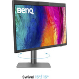 BenQ PD2770U, LED-skærm Sort