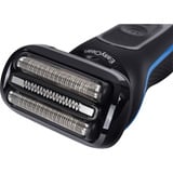 Braun Series 5 52-B7000cc Folie shaver Trimmer Sort Sort/Blå, Folie shaver, Sort, EasyClean, Knapper, LED, Batteri