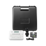 Brother PT-D410VP etiketprinter ZINK (Zero-Ink) 180 x 180 dpi Ledningsført TZe QWERTY, Etiketteringsmaskine Hvid, QWERTY, TZe, ZINK (Zero-Ink), 180 x 180 dpi, Ledningsført, Hvid