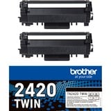 Brother TN-2420TWIN tonerpatron 2 stk Original 3000 Sider, 2 stk