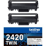 Brother TONER N 3K PK2 tonerpatron 2 stk Original 3000 Sider, 2 stk