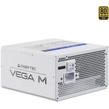 Chieftec Vega PPG-850-CW enhed til strømforsyning 850 W 20+4 pin ATX ATX Hvid, PC strømforsyning Hvid, 850 W, 100 - 240 V, 50/60 Hz, 20+4 pin ATX, 60 cm, 150,400 mm