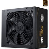 Cooler Master MWE BRONZE 550 V3 230V, PC strømforsyning Sort