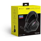 Corsair VOID v2 MAX TRÅDLØS, Gaming headset Sort