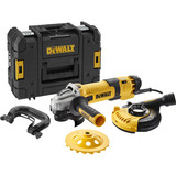 DEWALT Vinkelsliber DWE4257KT-QS beton-overfladesæt, 125mm Gul/Sort