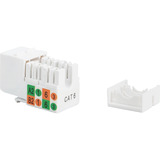 Digitus CAT 5e, Klasse D Keystone-modul ubeskyttet, Keystone modul Hvid