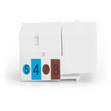 Digitus CAT 5e, Klasse D Keystone-modul ubeskyttet, Keystone modul Hvid