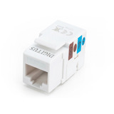 Digitus CAT 5e, Klasse D Keystone-modul ubeskyttet, Keystone modul Hvid