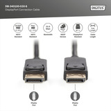 Digitus DisplayPort tilslutningskabel, UHD 4K Sort