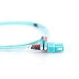 Digitus LWL patchkabel, duplex, LC > SC stik, multimode OM3 Turkis