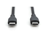 Digitus USB 2.0 silikone forbindelseskabel USB-C > USB-C Sort
