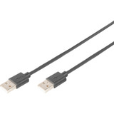 Digitus USB 2.0 tilslutningskabel USB-A (stik) > USB-A (stik) Sort