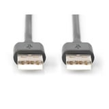 Digitus USB 2.0 tilslutningskabel USB-A (stik) > USB-A (stik) Sort