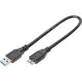 Digitus USB 3.2 Gen 1 tilslutningskabel USB-A > Micro USB-B Sort