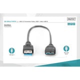 Digitus USB 3.2 Gen 1 tilslutningskabel USB-A > Micro USB-B Sort
